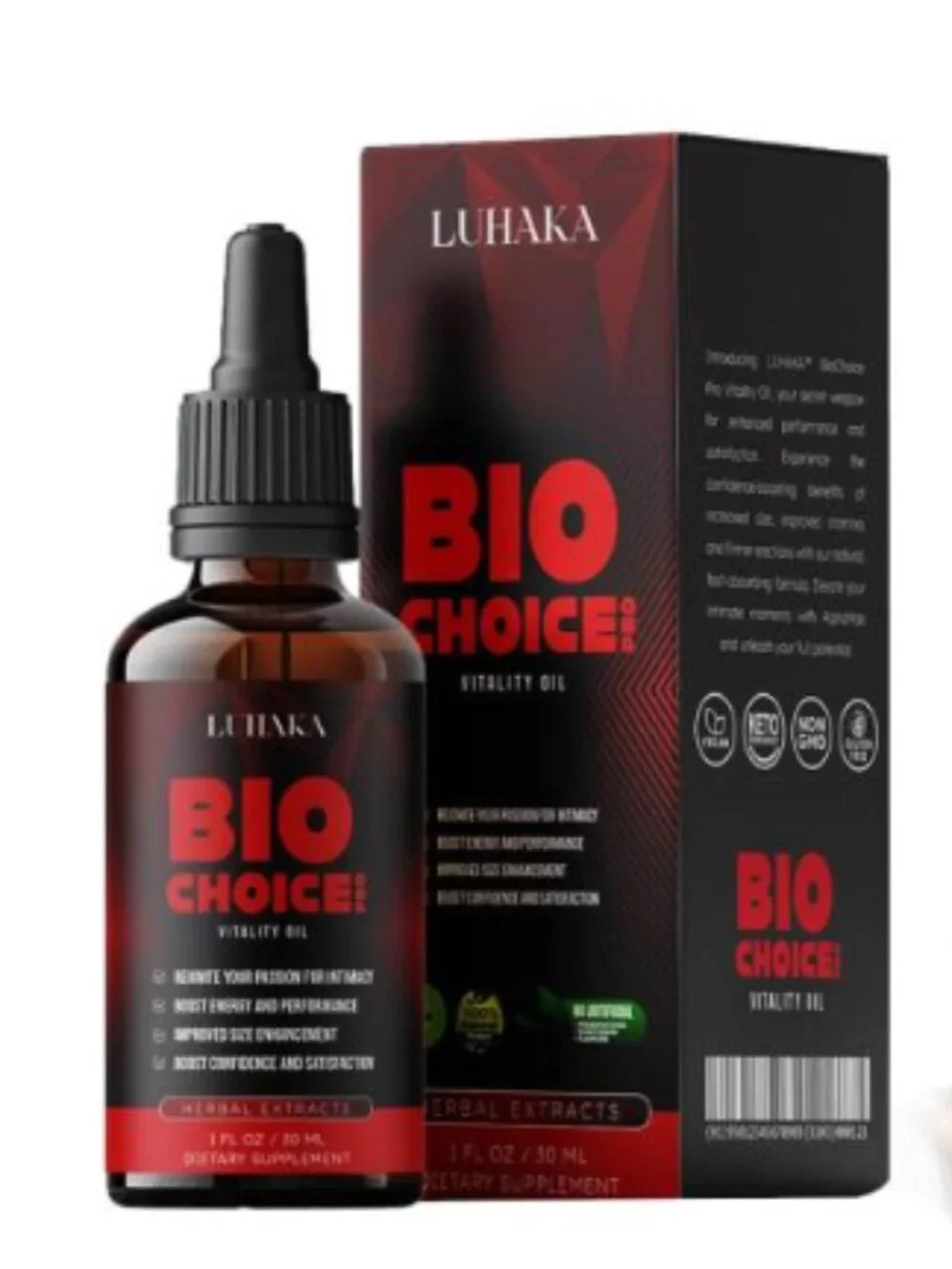 LUHAKA BioChoice Vitality Massage Oil
